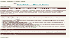 Desktop Screenshot of es.allmathwords.org